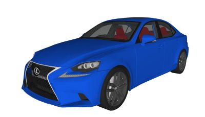 超精细汽车模型 雷克萨斯  Lexus IS350